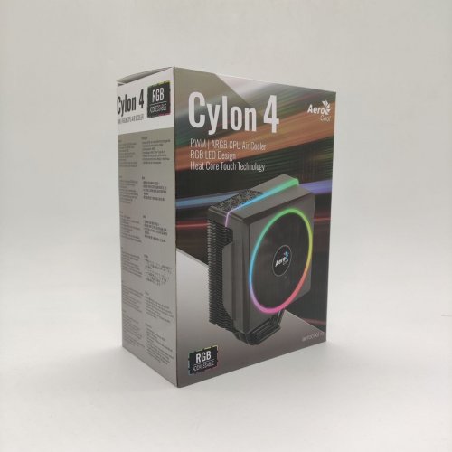 Кулер Aerocool Cylon 4 ARGB (ACTC-CL30410.06) (Восстановлено продавцом, 865622) купить в Украине: Киев, Днепр, Харьков, Одесса  | Проверка совместимости, низкая цена, отзывы, характеристики от TELEMART фото