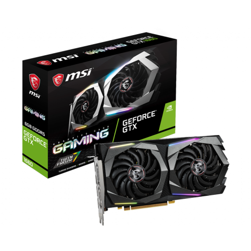 Відеокарта MSI GeForce GTX 1660 Gaming 6144MB (GTX 1660 GAMING 6G) (Відновлено продавцем, 865650) купити в Україні: Київ, Львів, Хмельницький, Тернопіль, Івано-Франківськ | Перевірка сумісності, низька ціна, відгуки, характеристики від TELEMART фото