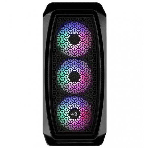 Корпус Aerocool Aero One Mini Frost-G-BK-v1 Tempered Glass без БЖ (ACCS-PB18043.11) Black (Відновлено продавцем, 865653) купити в Україні: Київ, Львів, Хмельницький, Тернопіль, Івано-Франківськ | Перевірка сумісності, низька ціна, відгуки, характеристики від TELEMART фото