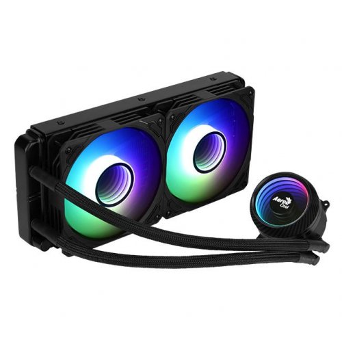 Готова сжо AeroCool Mirage L240 (ACLA-MR24117.73) Black (Відновлено продавцем, 865777) купити в Україні: Київ, Львів, Хмельницький, Тернопіль, Івано-Франківськ | Перевірка сумісності, низька ціна, відгуки, характеристики від TELEMART фото