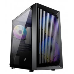 Корпус 1stPlayer BS-2-3F1-BK без БП Black (Восстановлено продавцом, 865783)