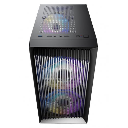 Корпус 1stPlayer BS-2-3F1-BK без БП Black (Восстановлено продавцом, 865783) купить в Украине: Киев, Днепр, Харьков, Одесса  | Проверка совместимости, низкая цена, отзывы, характеристики от TELEMART фото