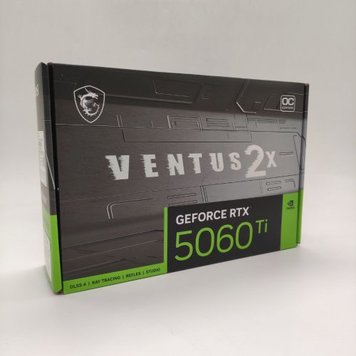 Відеокарта MSI GeForce RTX 5060 Ti VENTUS 2X OC PLUS 16384MB (RTX 5060 Ti 16G VENTUS 2X OC PLUS) (Відновлено продавцем, 865794) купити в Україні: Київ, Львів, Хмельницький, Тернопіль, Івано-Франківськ | Перевірка сумісності, низька ціна, відгуки, характеристики від TELEMART фото