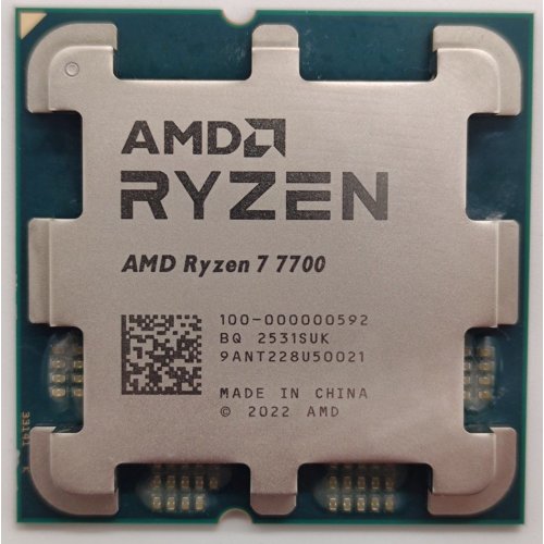 Процессор AMD Ryzen 7 7700 3.8(5.3)GHz 32MB sAM5 Tray (100-000000592) (Восстановлено продавцом, 865809) купить в Украине: Киев, Днепр, Харьков, Одесса  | Проверка совместимости, низкая цена, отзывы, характеристики от TELEMART фото