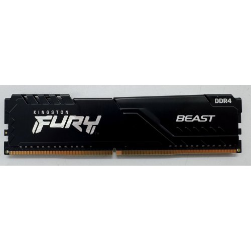 Озп Kingston DDR4 8GB 3200Mhz FURY Beast Black (KF432C16BB/8) (Відновлено продавцем, 865943) купити в Україні: Київ, Львів, Хмельницький, Тернопіль, Івано-Франківськ | Перевірка сумісності, низька ціна, відгуки, характеристики від TELEMART фото