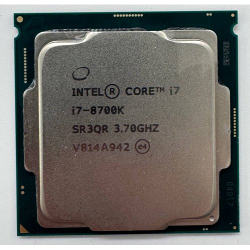 Процесор Intel Core i7-8700K 3.7(4.7)GHz 12MB s1151 Tray (CM8068403358220) (Відновлено продавцем, 866115) купити в Україні: Київ, Львів, Хмельницький, Тернопіль, Івано-Франківськ | Перевірка сумісності, низька ціна, відгуки, характеристики від TELEMART фото