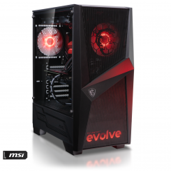 Компьютер EVOLVE PoweredBy MSI 3H+ (EVOP-G3HR560N406TI-D432S1TBKMSH) Black/Mesh (Восстановлено продавцом, 866129) / AMD Ryzen 5 5600 (3.5-4.4), 6 ядер / NVIDIA GeForce RTX 4060 Ti / 32 ГБ (DDR4) / 1024 ГБ (SSD)