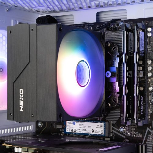 Компьютер HEXO Gaming Mainstream Base (HGMBS-5600N5060-16S1TWH) White купить в Украине: Киев, Днепр, Харьков, Одесса  | Низкая цена, отзывы, характеристики от TELEMART фото