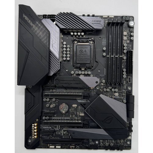 Материнська плата Asus ROG MAXIMUS XI HERO (s1151-v2, Intel Z390) (Відновлено продавцем, 866204) купити в Україні: Київ, Львів, Хмельницький, Тернопіль, Івано-Франківськ | Перевірка сумісності, низька ціна, відгуки, характеристики від TELEMART фото