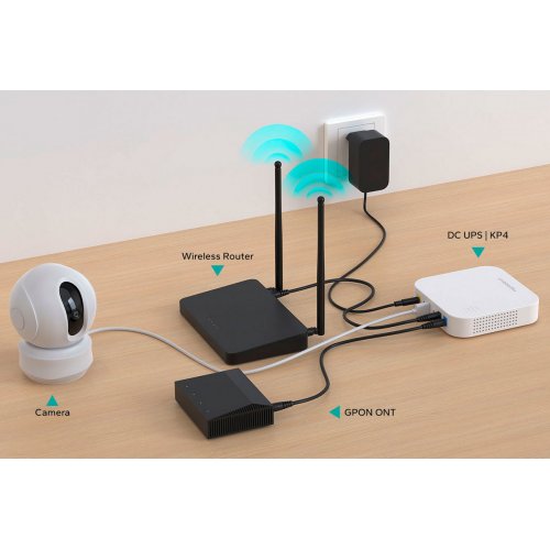 ИБП для роутеров Marsriva KP4 18W 10000mAh купить в Украине: Киев, Днепр, Харьков, Одесса  | Низкая цена, отзывы, характеристики от TELEMART фото