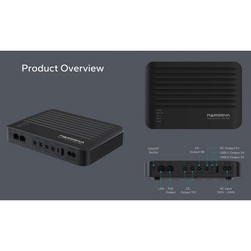 ИБП для роутеров Marsriva KP5 Max 18W 20000mAh купить в Украине: Киев, Днепр, Харьков, Одесса  | Низкая цена, отзывы, характеристики от TELEMART фото