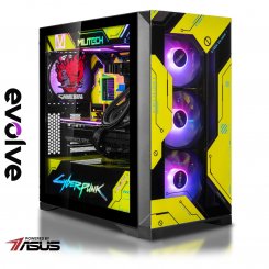 Компьютер EVOLVE SpecialPart Cyberpunk PC (EVSP-CPR780X3DN507-D532S1TBK) Black / AMD Ryzen 7 7800X3D (4.2–5.0), 8 ядер / NVIDIA GeForce RTX 5070 / 32 ГБ (DDR5) / 1024 ГБ (SSD)