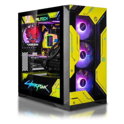 Комп'ютер EVOLVE SpecialPart Cyberpunk PC (EVSP-CPR780X3DN507-D532S1TBK) Black купити в Україні: Київ, Львів, Хмельницький, Тернопіль, Івано-Франківськ | Низька ціна, відгуки, характеристики від TELEMART фото