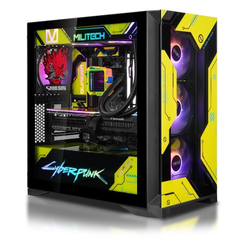Комп'ютер EVOLVE SpecialPart Cyberpunk PC (EVSP-CPR780X3DN507-D532S1TBK) Black купити в Україні: Київ, Львів, Хмельницький, Тернопіль, Івано-Франківськ | Низька ціна, відгуки, характеристики від TELEMART фото