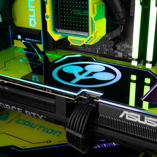 Комп'ютер EVOLVE SpecialPart Cyberpunk PC (EVSP-CPR780X3DN507-D532S1TBK) Black купити в Україні: Київ, Львів, Хмельницький, Тернопіль, Івано-Франківськ | Низька ціна, відгуки, характеристики від TELEMART фото