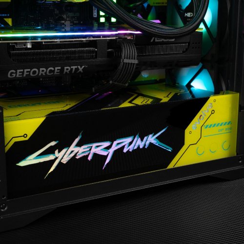 Комп'ютер EVOLVE SpecialPart Cyberpunk PC (EVSP-CPR780X3DN507-D532S1TBK) Black купити в Україні: Київ, Львів, Хмельницький, Тернопіль, Івано-Франківськ | Низька ціна, відгуки, характеристики від TELEMART фото