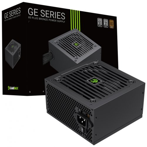 Блок питания GAMEMAX GE-750 750W (GE-750) Black купить в Украине: Киев, Днепр, Харьков, Одесса  | Проверка совместимости, низкая цена, отзывы, характеристики от TELEMART фото