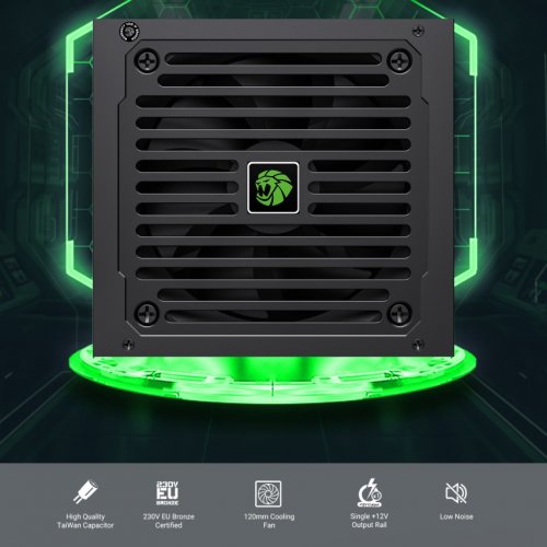 Блок питания GAMEMAX GE-750 750W (GE-750) Black купить в Украине: Киев, Днепр, Харьков, Одесса  | Проверка совместимости, низкая цена, отзывы, характеристики от TELEMART фото