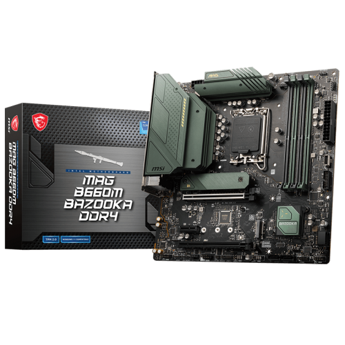 Материнська плата MSI MAG B660M BAZOOKA DDR4 (s1700, Intel B660) (Відновлено продавцем, 866297) купити в Україні: Київ, Львів, Хмельницький, Тернопіль, Івано-Франківськ | Перевірка сумісності, низька ціна, відгуки, характеристики від TELEMART фото