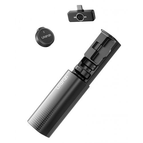 Петличний мікрофон Ulanzi A21 Wireless Microphone USB Type-C (A053 A21) Black купити в Україні: Київ, Львів, Хмельницький, Тернопіль, Івано-Франківськ | Низька ціна, відгуки, характеристики від TELEMART фото