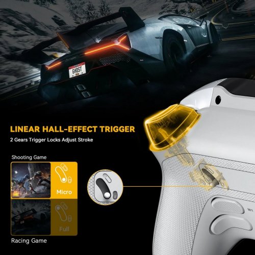 Геймпад Manba One Ver 2 White купить в Украине: Киев, Днепр, Харьков, Одесса  | Низкая цена, отзывы, характеристики от TELEMART фото