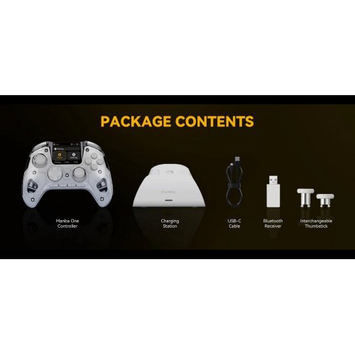 Геймпад Manba One Ver 2 White купить в Украине: Киев, Днепр, Харьков, Одесса  | Низкая цена, отзывы, характеристики от TELEMART фото