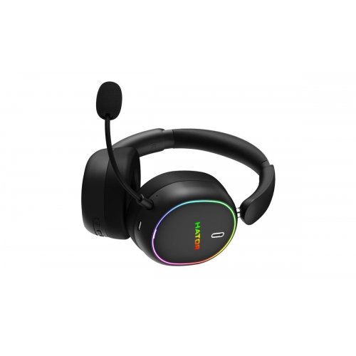 Уцінка навушники HATOR Phoenix 2 Wireless (ESH40) Black (Розкрита упаковка, 866329) купити в Україні: Київ, Львів, Хмельницький, Тернопіль, Івано-Франківськ | Низька ціна, відгуки, характеристики від TELEMART фото