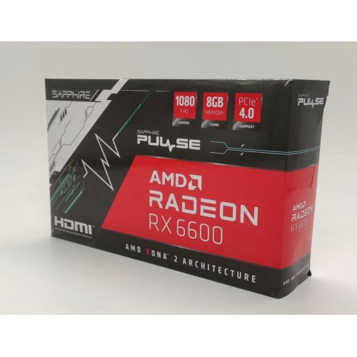 Видеокарта Sapphire Radeon RX 6600 PULSE 8192MB (11310-01-20G) (Восстановлено продавцом, 866352) купить в Украине: Киев, Днепр, Харьков, Одесса  | Проверка совместимости, низкая цена, отзывы, характеристики от TELEMART фото