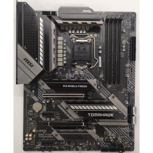 Материнська плата MSI MAG Z490 TOMAHAWK (s1200, Intel Z490) (Відновлено продавцем, 866359) купити в Україні: Київ, Львів, Хмельницький, Тернопіль, Івано-Франківськ | Перевірка сумісності, низька ціна, відгуки, характеристики від TELEMART фото