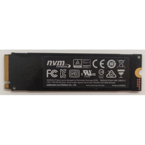 Ssd-диск Samsung 970 EVO V-NAND MLC 500GB M.2 (2280 PCI-E) (MZ-V7E500BW) (Відновлено продавцем, 866361) купити в Україні: Київ, Львів, Хмельницький, Тернопіль, Івано-Франківськ | Перевірка сумісності, низька ціна, відгуки, характеристики від TELEMART фото