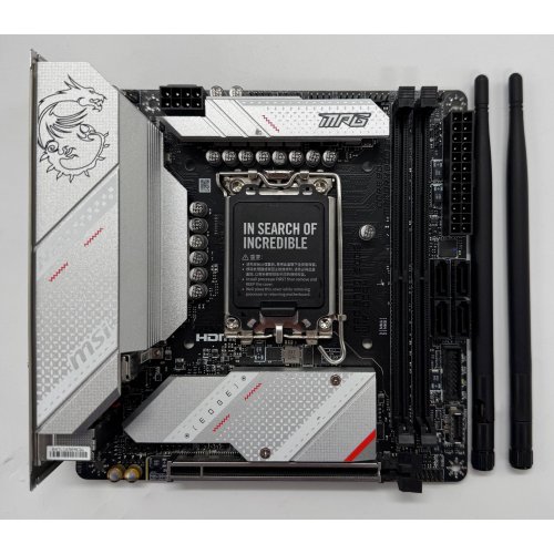 Материнская плата MSI MPG B760I EDGE WIFI (s1700, Intel B760) (Восстановлено продавцом, 866362) купить в Украине: Киев, Днепр, Харьков, Одесса  | Проверка совместимости, низкая цена, отзывы, характеристики от TELEMART фото
