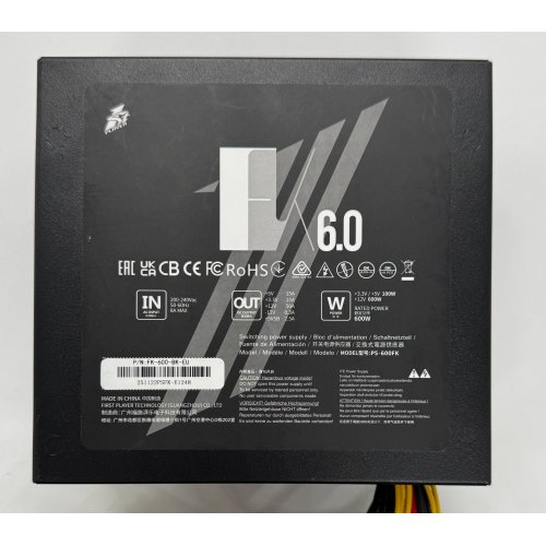 Блок живлення 1stPlayer PS-600FK 600W (FK-600-BK-EU) (Відновлено продавцем, 866373) купити в Україні: Київ, Львів, Хмельницький, Тернопіль, Івано-Франківськ | Перевірка сумісності, низька ціна, відгуки, характеристики від TELEMART фото