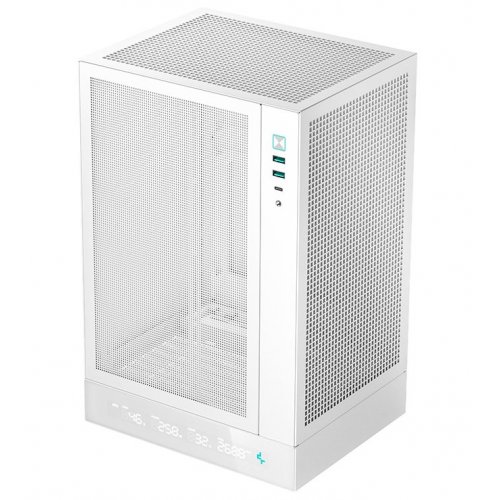Корпус Deepcool CH170 Digital без БЖ (R-CH170-WHNPI0D-G-1) White (Стан нового, 866385) купити в Україні: Київ, Львів, Хмельницький, Тернопіль, Івано-Франківськ | Перевірка сумісності, низька ціна, відгуки, характеристики від TELEMART фото