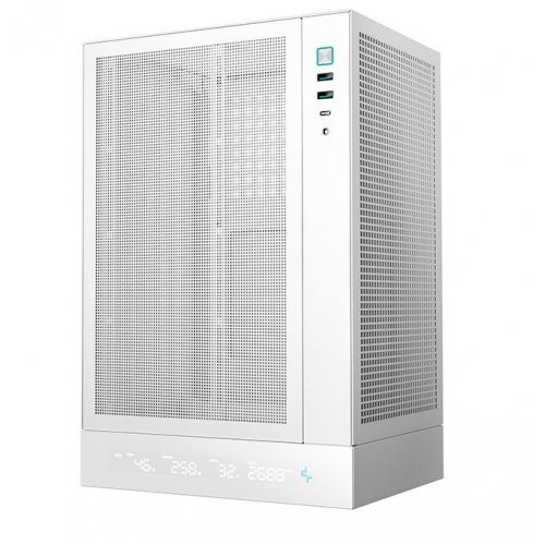 Корпус Deepcool CH170 Digital без БЖ (R-CH170-WHNPI0D-G-1) White (Стан нового, 866385) купити в Україні: Київ, Львів, Хмельницький, Тернопіль, Івано-Франківськ | Перевірка сумісності, низька ціна, відгуки, характеристики від TELEMART фото