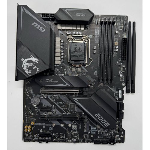 Материнська плата MSI MPG Z490 GAMING EDGE WIFI (s1200, Intel Z490) (Відновлено продавцем, 866387) купити в Україні: Київ, Львів, Хмельницький, Тернопіль, Івано-Франківськ | Перевірка сумісності, низька ціна, відгуки, характеристики від TELEMART фото