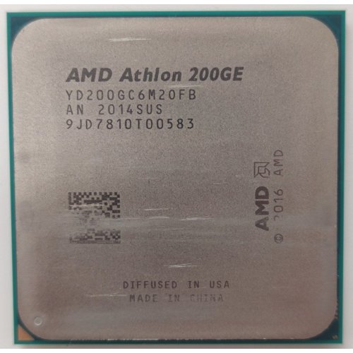 Процесор AMD Athlon 200GE 3.2GHz sAM4 Tray (YD200GC6FBMPK) (Відновлено продавцем, 866388) купити в Україні: Київ, Львів, Хмельницький, Тернопіль, Івано-Франківськ | Перевірка сумісності, низька ціна, відгуки, характеристики від TELEMART фото