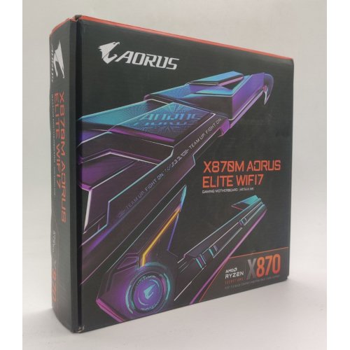 Материнская плата Gigabyte X870M AORUS ELITE WIFI7 (sAM5, AMD X870) (Восстановлено продавцом, 866412) купить в Украине: Киев, Днепр, Харьков, Одесса  | Проверка совместимости, низкая цена, отзывы, характеристики от TELEMART фото