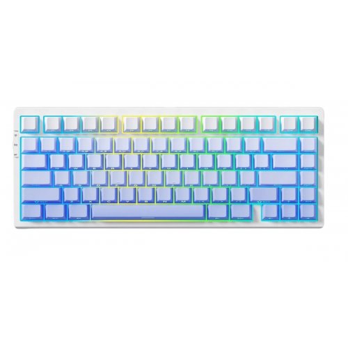 Клавіатура MCHOSE G75 Pro RGB Mechanical Matcha Latte Switch V2 Wireless (G75-14A) Glacier Gradient купити в Україні: Київ, Львів, Хмельницький, Тернопіль, Івано-Франківськ | Низька ціна, відгуки, характеристики від TELEMART фото