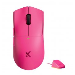 Мышка MCHOSE K7 Ultra Wireless (MC-K7-10) Rose Red / 42000 DPI / 8000 Гц / Pixart