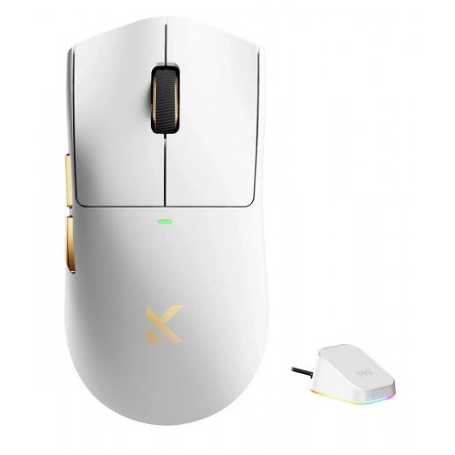 Мышка MCHOSE K7 Ultra Wireless (MC-K7-11) White/Gold купить в Украине: Киев, Днепр, Харьков, Одесса  | Низкая цена, отзывы, характеристики от TELEMART фото
