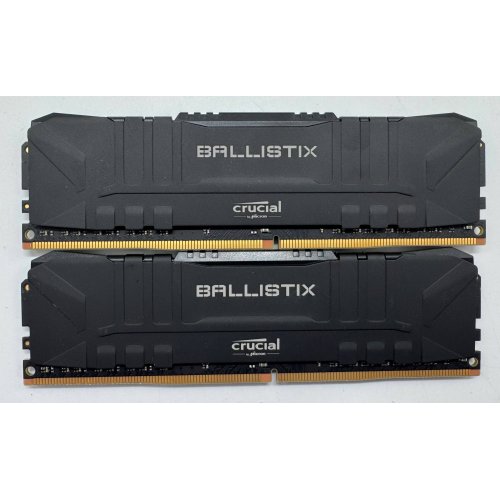 Озу Crucial DDR4 16GB (2x8GB) 3200Mhz Ballistix Black (BL2K8G32C16U4B) (Восстановлено продавцом, 866534) купить в Украине: Киев, Днепр, Харьков, Одесса  | Проверка совместимости, низкая цена, отзывы, характеристики от TELEMART фото