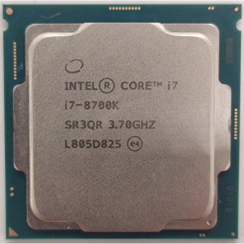 Процессор Intel Core i7-8700K 3.7(4.7)GHz 12MB s1151 Tray (CM8068403358220) (Восстановлено продавцом, 866536) купить в Украине: Киев, Днепр, Харьков, Одесса  | Проверка совместимости, низкая цена, отзывы, характеристики от TELEMART фото