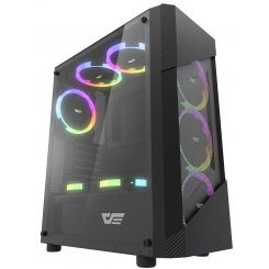 Корпус DarkFlash Pollux без БП Black (Восстановлено продавцом, 866539)