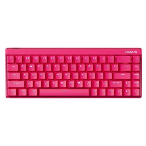 Клавіатура MCHOSE Ace 68 Air RGB HE Mount Tai Magnetic Switch GT (MC-ACE68AIR-11) Rose Red купити в Україні: Київ, Львів, Хмельницький, Тернопіль, Івано-Франківськ | Низька ціна, відгуки, характеристики від TELEMART фото