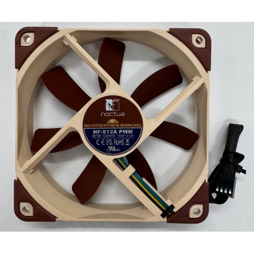 Кулер для корпуса Noctua NF-S12A PWM (Відновлено продавцем, 866611) купити в Україні: Київ, Львів, Хмельницький, Тернопіль, Івано-Франківськ | Перевірка сумісності, низька ціна, відгуки, характеристики від TELEMART фото