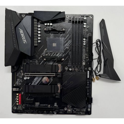 Материнская плата Gigabyte B550 AORUS ELITE AX V2 (sAM4, AMD B550) (Восстановлено продавцом, 866620) купить в Украине: Киев, Днепр, Харьков, Одесса  | Проверка совместимости, низкая цена, отзывы, характеристики от TELEMART фото