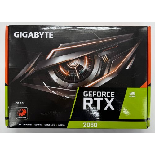 Видеокарта Gigabyte GeForce RTX 2060 D6 6144MB (GV-N2060D6-6GD) (Восстановлено продавцом, 866637) купить в Украине: Киев, Днепр, Харьков, Одесса  | Проверка совместимости, низкая цена, отзывы, характеристики от TELEMART фото