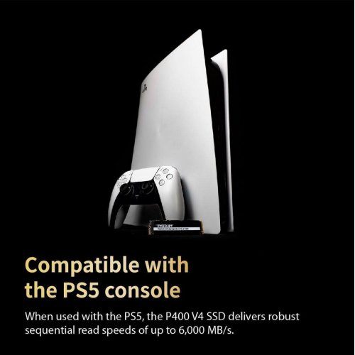 SSD-диск Patriot P400 V4 1TB M.2 (2280 PCI-E) NVMe x4 (P400VP1TBM28H) купить в Украине: Киев, Днепр, Харьков, Одесса  | Проверка совместимости, низкая цена, отзывы, характеристики от TELEMART фото