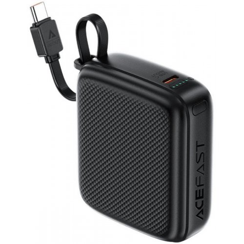Powerbank Acefast M15 10000mAh 20W (6974316283973) Black купити в Україні: Київ, Львів, Хмельницький, Тернопіль, Івано-Франківськ | Низька ціна, відгуки, характеристики від TELEMART фото