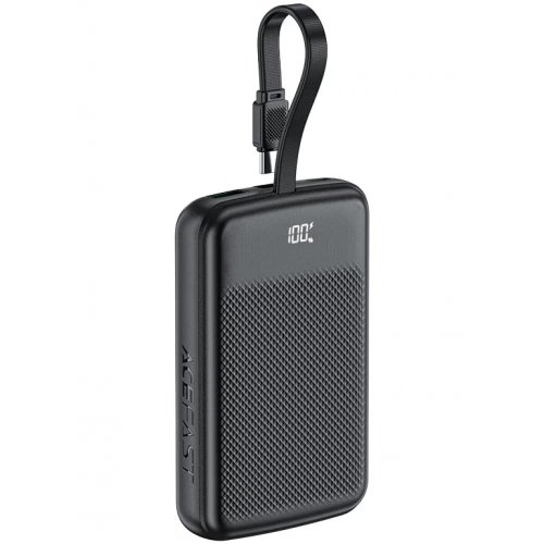 Powerbank Acefast M13 10000mAh 22.5W (6974316283959) Black купити в Україні: Київ, Львів, Хмельницький, Тернопіль, Івано-Франківськ | Низька ціна, відгуки, характеристики від TELEMART фото